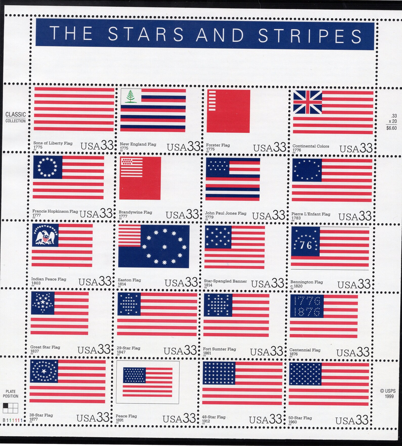Исторические флаги сша