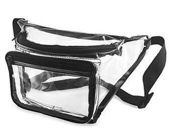 small clear fanny pack