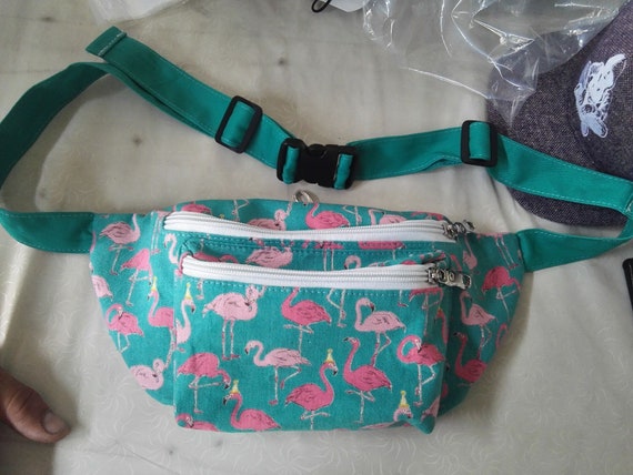 flamingo fanny pack
