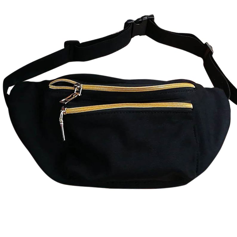 Black Fanny Pack Bum Bag Fanny Packs for Women Black and Etsy