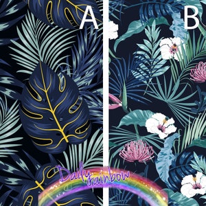 Zelfklevende Craft Vinyl * Voor het afdrukken van aangepaste stickers * Cricut * Silhouet * Plotters * Donker bloemenpatroon