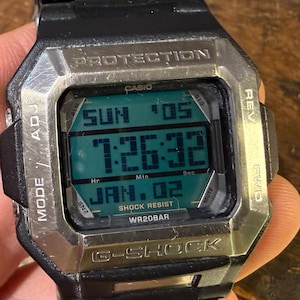 Vintage Casio G Shock G-7800 stor digitalskärm 3163 Mod (2000-talet) herrklocka sällsynt