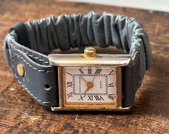 Orologio da donna Patrick Arnaud vintage al quarzo, orologio classico da sera per donna, orologio da polso analogico con numeri romani, orologio da collezione alla moda
