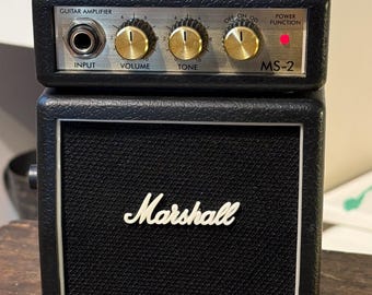 Marshall MS-2 Micro Amp E-Gitarren-Verstärker schwarz
