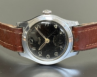 Vintage Kienzle Military Watch 30mm Black Dial Superb Condition Classic Men's Timepiece
