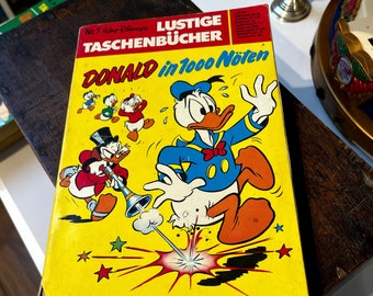Vintage Donald Duck Lustige Taschenbücher Comic Set (1980s)