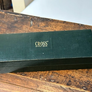 Estuche para pluma estilográfica Cross Pen, bolígrafo editorial, color verde, regalo