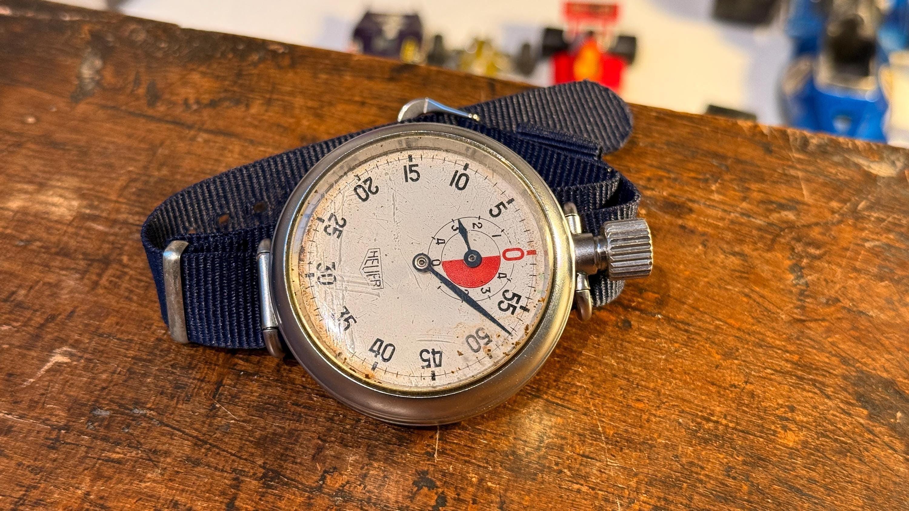 1959 Watch, Heuer Yacht Timer With Sailing Dial - Etsy