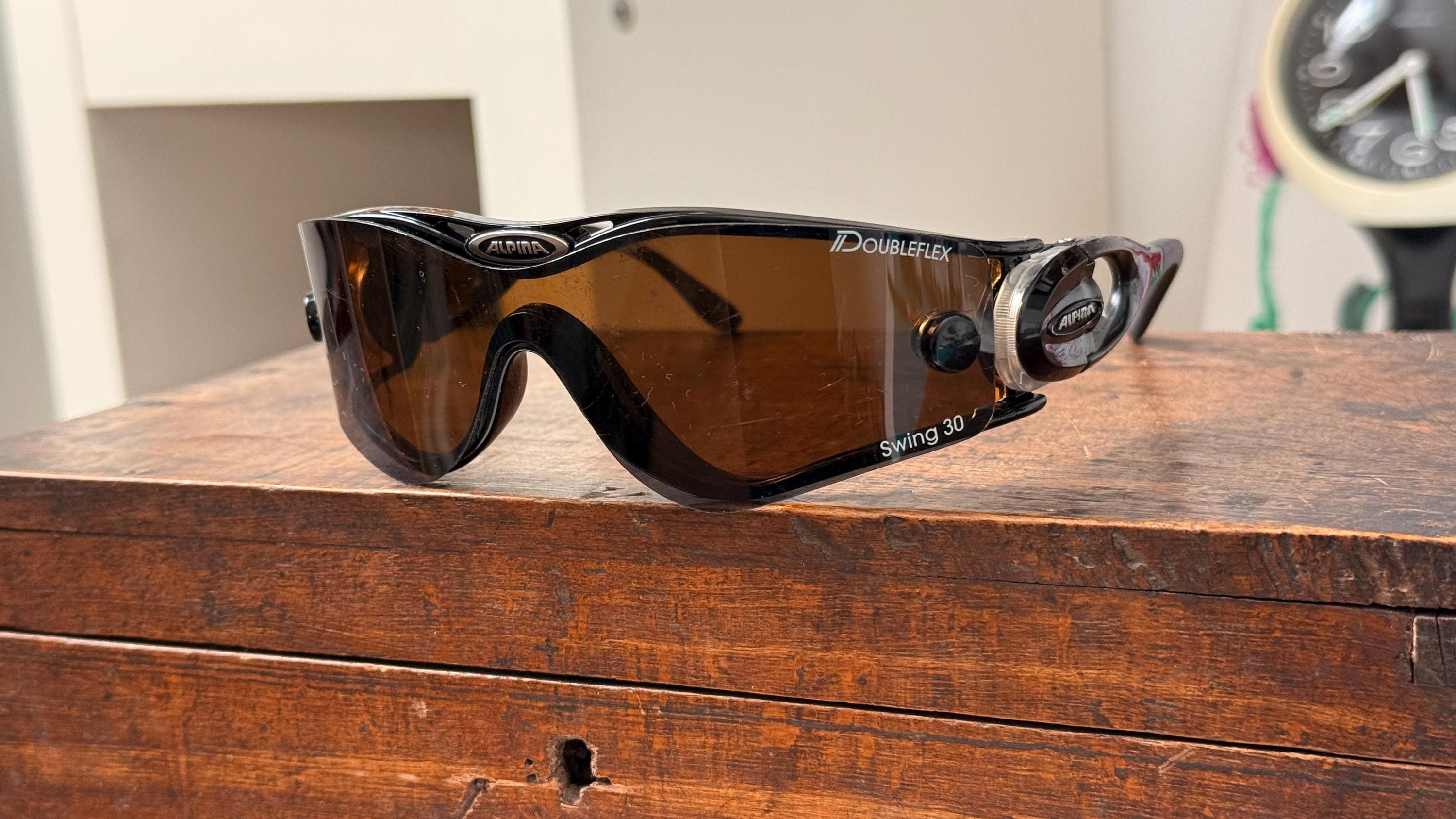 Alpina Sunglasses 7592 Germany Swing 30 Black Yellow With