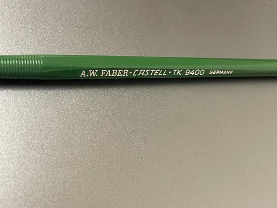 A.W. Faber Castell TK 9400 Clutch Pencil GERMANY HB Green vintage