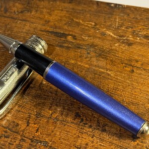 Renzetti 1909 balpen dik metaal blauwe verf kleur duurzaam glad schrijven cadeau