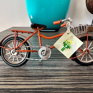 Steampunk decorative iron deco cycle bicycle vintage style design gift present men art statue sculpture