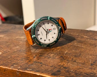 Orologio da pilota Frecce Tricolori al quarzo blu, design di