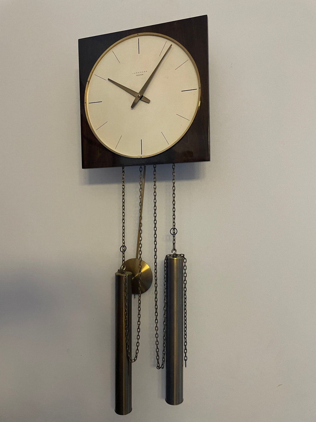 Junghans Meister Wall Clock Big Bang Mid Century Modernist Max Bill Etsy