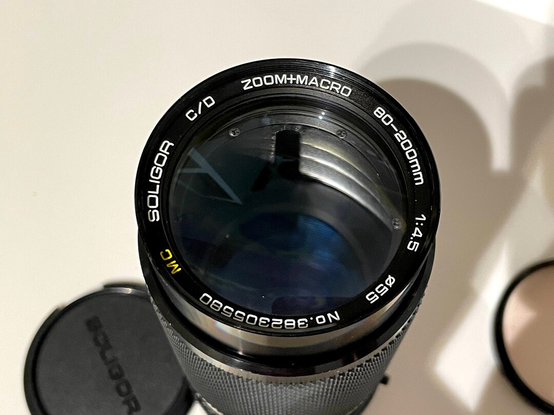Soligor MC 80-200mm F/4.5 Vintage Camera Lens for Canon FD Mount - Etsy