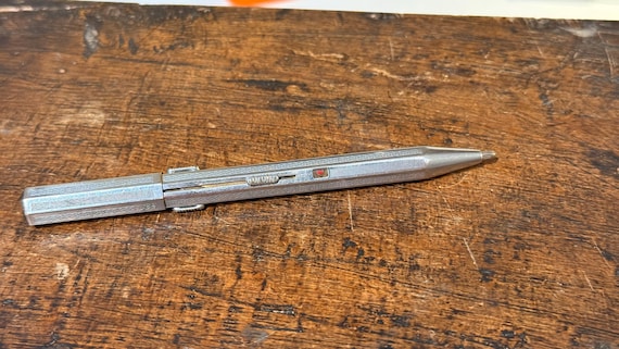 ヴィンテージ4色ボールペン｜希少なアンティーク筆記具、オフィス
