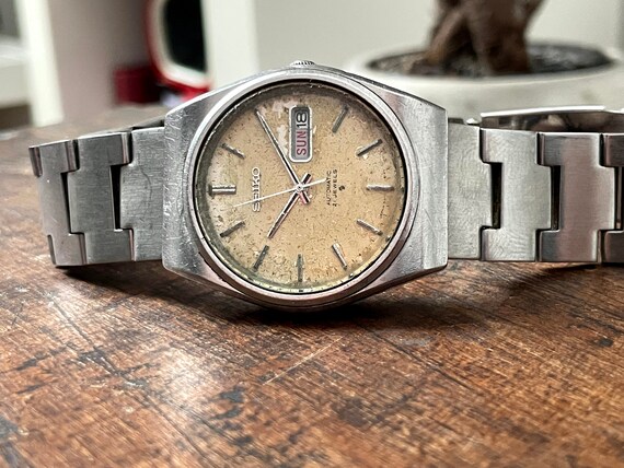 Orologio automatico con doppia data Seiko rare 6309-8120 | Etsy Italia
