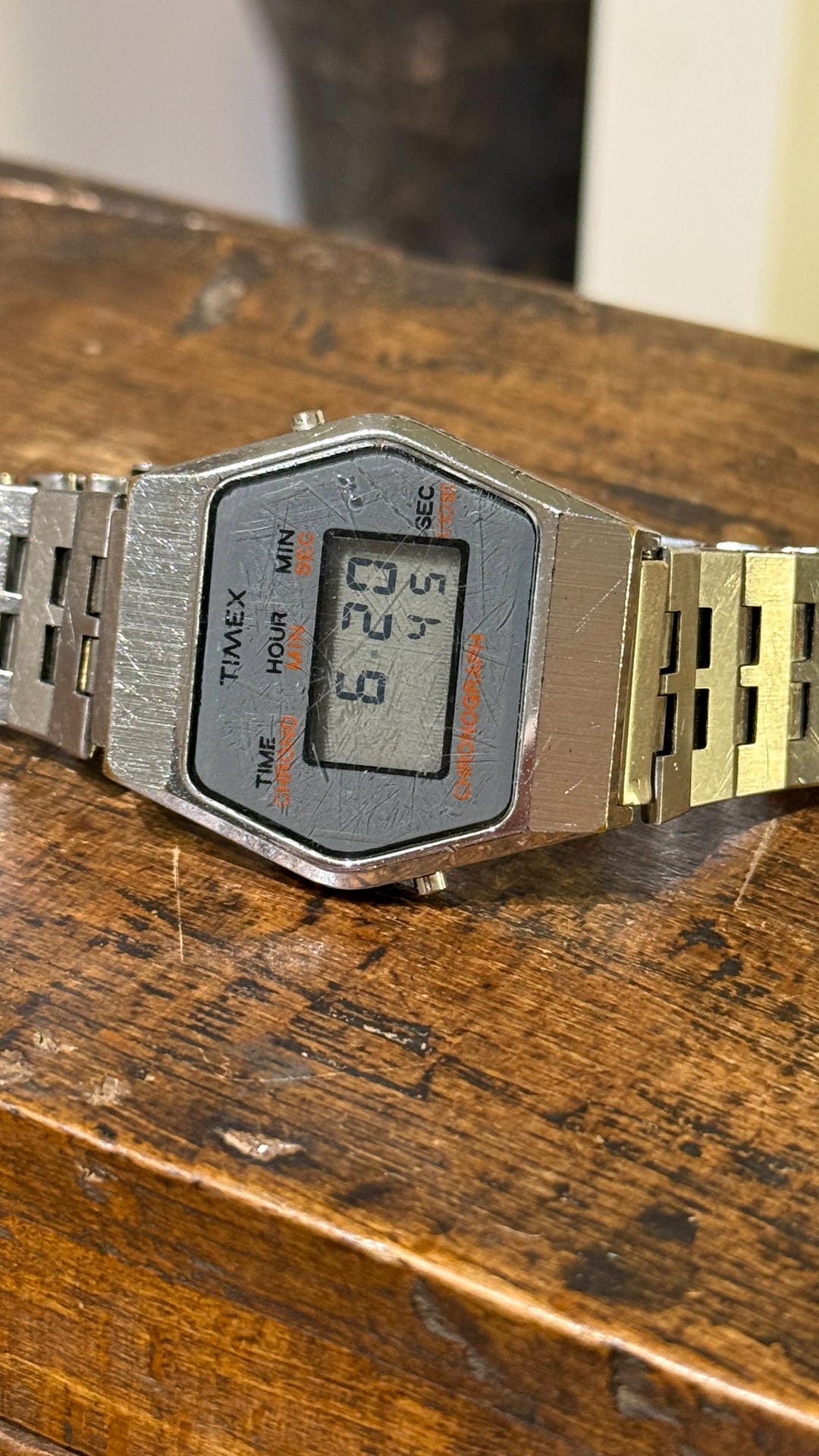 Times Led Watch Timex Lcd Led Watch Vintage Hexagonal 3h 36mm - Etsy