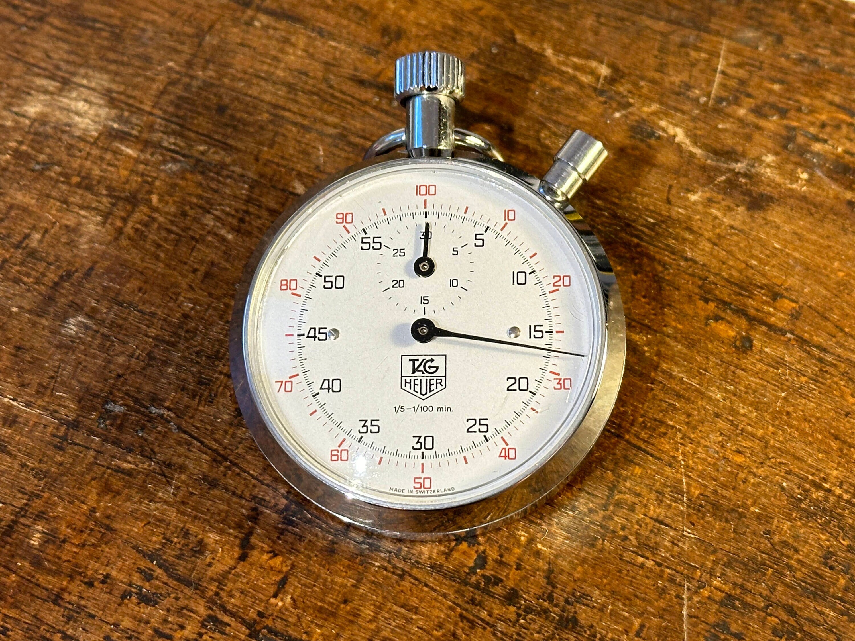 HEUER／STOP Watch。trackmate。【メイドイン・スイス。】。 【公式通販】