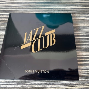 black louis vuitton reflective vinyl fabric by the yard for sale