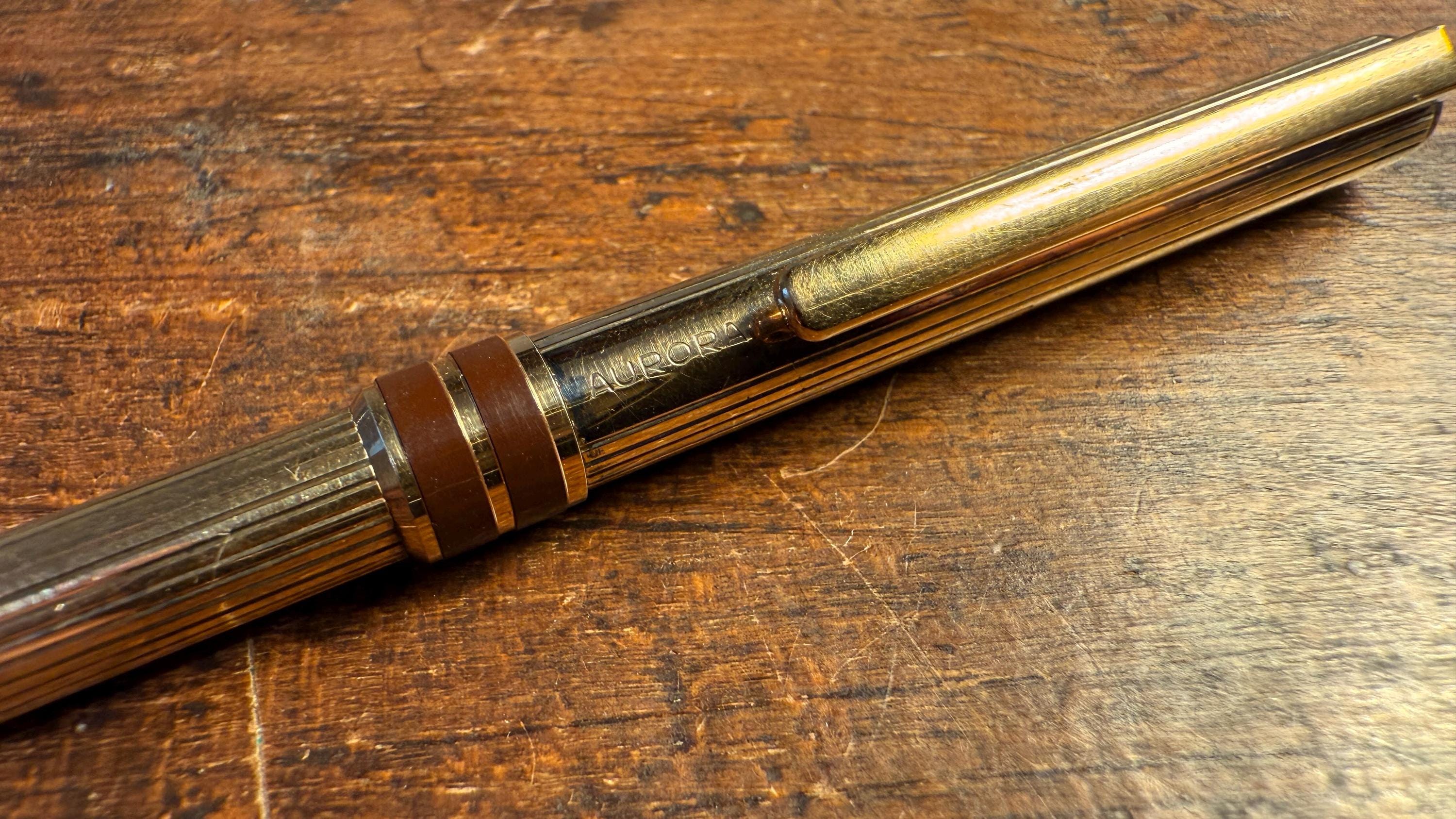 Stylo à Bille Vintage En Argent Massif 925 - Sans Clip - Longueur 25 Unités