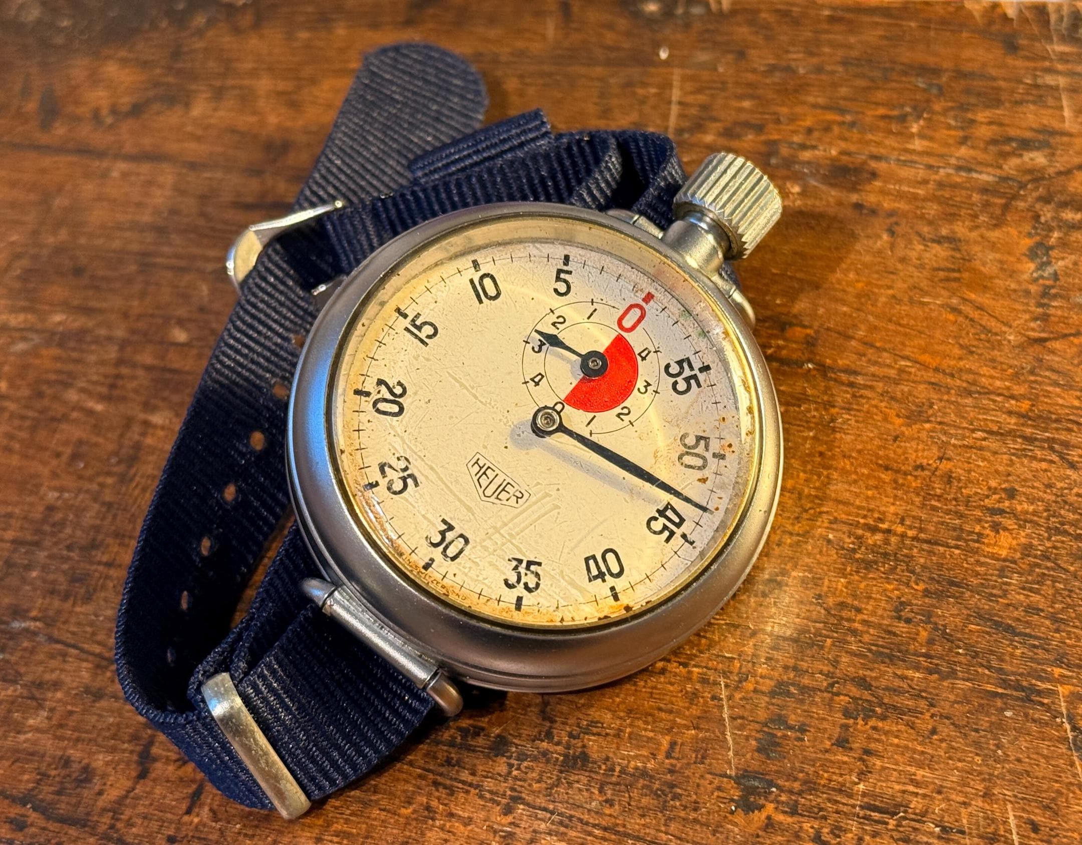 Montre Chronomètre Yacht Timer HEUER - Pour Régates - Années 1970 - Jamais Servie
