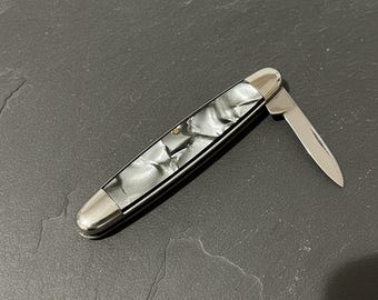 Vintage Pocket Knife, Solingen Bakelite Handle, Two Blades