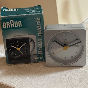 BRAUN Etsy - Clock Ab1 Braun 80s アラームクロック AB1 / インテリア時計