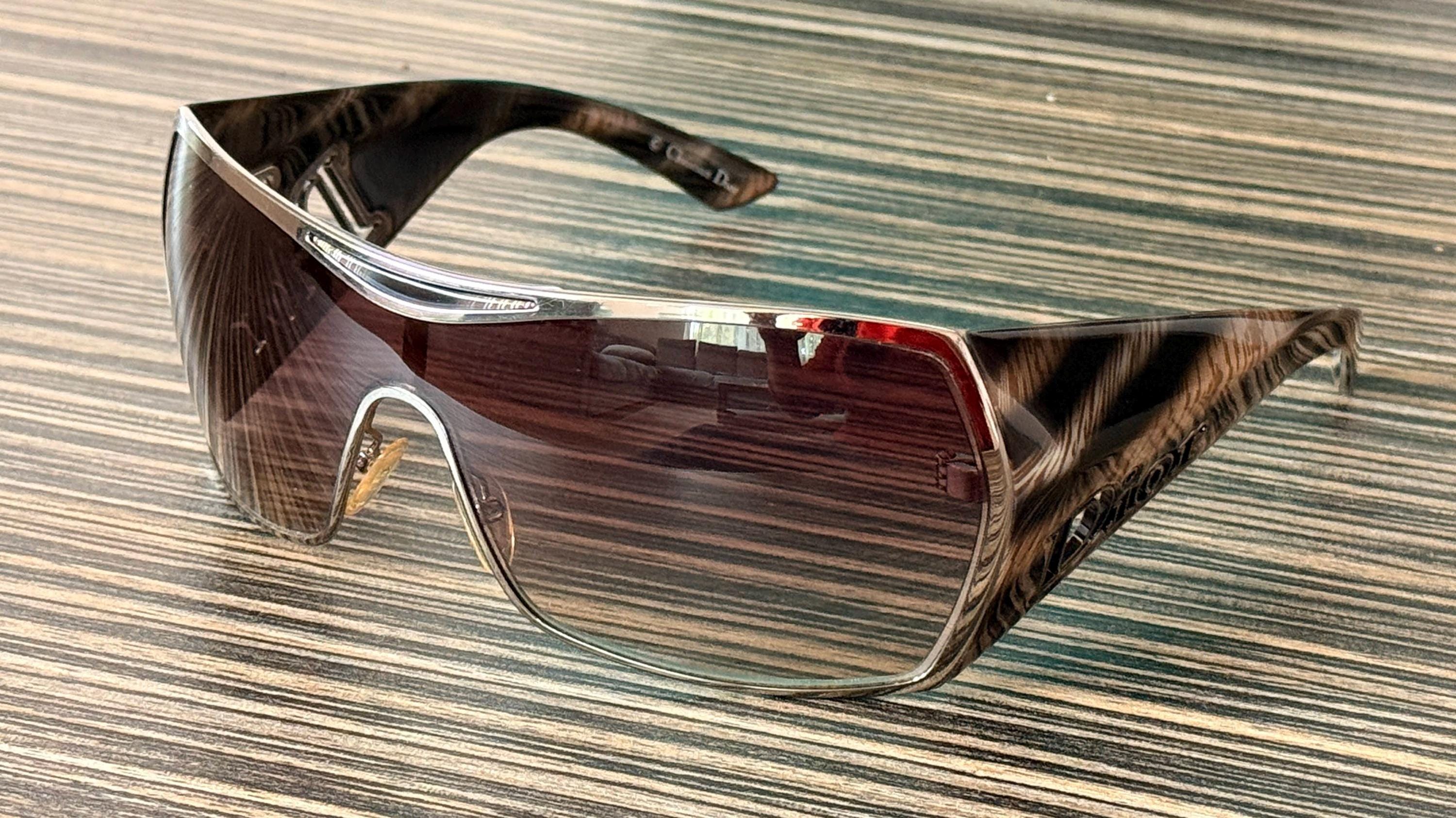 Christian Dior Gaucho 2 Brown Shield Full Face Sunglasses  display picture 1