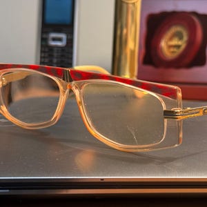 Vintage Cazal 192 Col 208 Glasses Frames - 1980s Designer Eyeglasses, Retro 80s Mod Style, Unisex Optical Frames