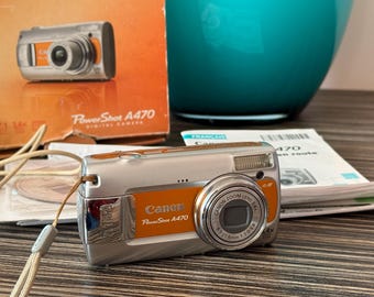 RARE Blue Canon PowerShot A460 5.0MP digital compact camera