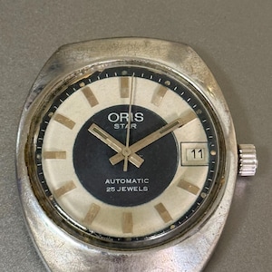 Montre homme Oris Star automatique 34 mm cal 645 kif pièces de rechange de réparation