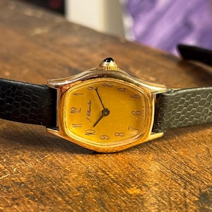 Lady Watch - J. Chevalier Quartz Movement with Sapphire Crown & Leather Strap - Elegant Timepiece for Women