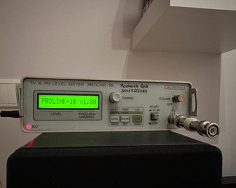 Misuratore di livello TV e FM 12V Prolink-1B di Promax - Tester di potenza del segnale, modello PK101BEU01