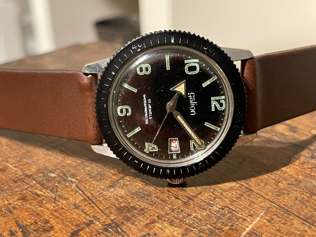 Buy Galion Winton Watch Vintage Frace Diver Men's Watch Retro  Waterproof Timepiece for Collectors Enthusiasts Online in India