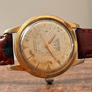 Montre automatique Pontiac Nageur ETA 1967 vintage, cadran