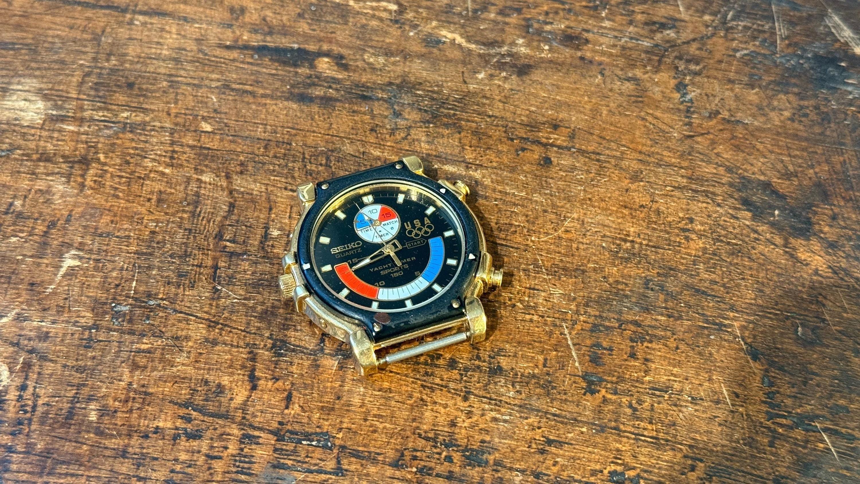 Seiko Yacht Timer Watch, 1991 8M37-6010 Quartz Regatta Sports - Etsy