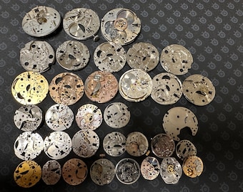 Vintage ETA Eb Hf Landeron Workplate Joblot | Main Plate Spares for Watch Repair & Restoration