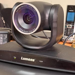 Lumens VC-B20U Ptz Konferenz Kamera Webkamera für Video Calls, Tracking, Pan Tilt Zoom HD USB Plug & Play