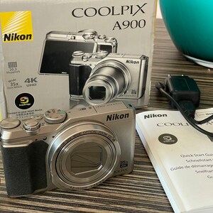 Nikon COOLPIX A900 20.0 MP Digital Camera Silver Not Used in - Etsy