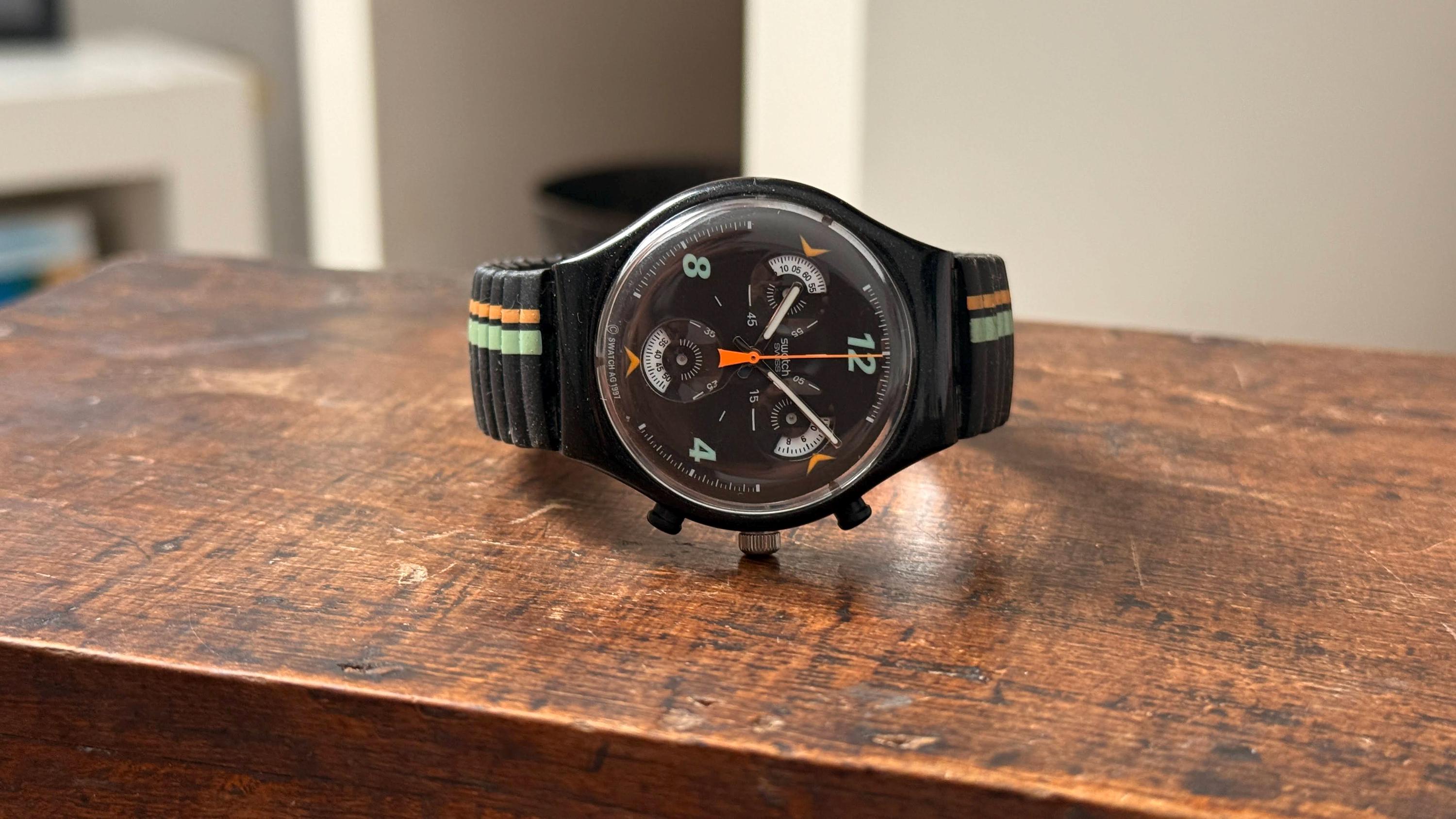 スウォッチ 腕時計 SCB120 CDプレーヤー クロノグラフ 1997年製