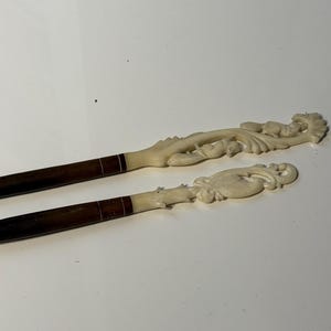Juego de bolígrafos tallados raros / Regalo de recuerdo único / Herramientas de escritura bellamente elaboradas para coleccionistas y amantes de los bolígrafos