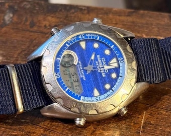 Casio Mrp701 Marine Gear Tidegraph Vintage Men's Watch, Luxury - Main Image