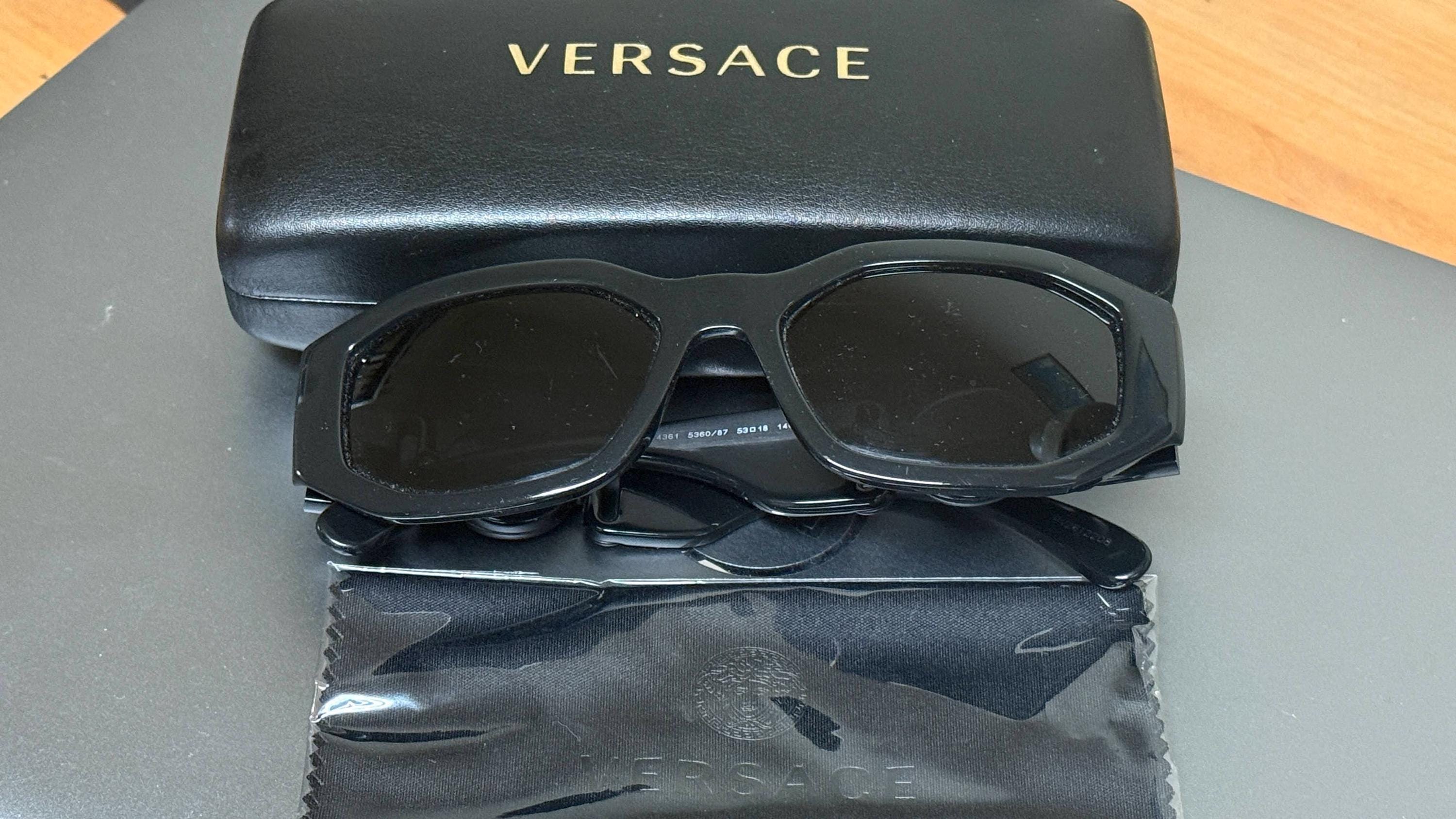 Versace Sunglasses 4361 5360/87 53/18 140 3n Black, Luxury  display picture 2