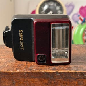 Canon Speedlite 277T Shoe Mount Flash for Canon Film Cameras - Lightweight, Reliable Vintage Camera Flash Accessory