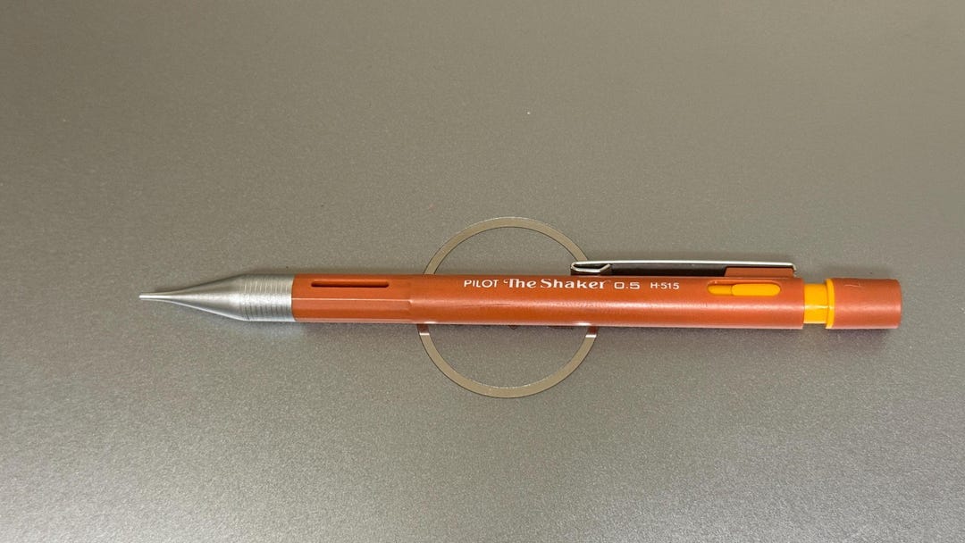 Vintage Pilot the Shaker H515 RARE Brown Mechanical Pencil JAPAN