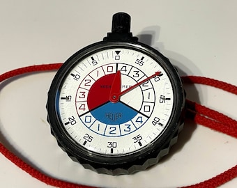 Heuer Yacht Timer Ref. 503.913 Vintage Stopwatch for Regatta Racing, Sailing Collectible & Timeless Classy Gift