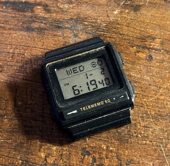 Vintage Casio Data Bank Db 51 Qw 262 Digital Watc… - image 1