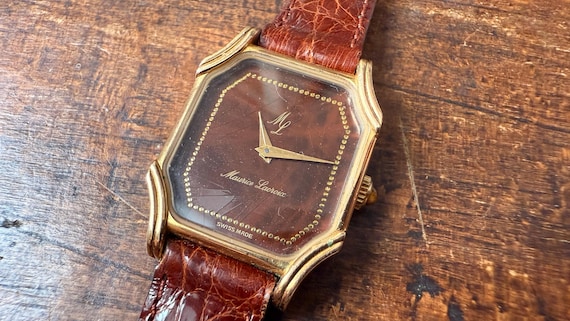 Maurice Lacroix Tank Spider Dial Burgundy Swiss Made Mechanical