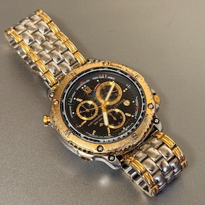 Vintage Citizen Promaster Men&#39;s Chronograph Watch Alarm Chrono Regatta Sailing Sport Timepiece